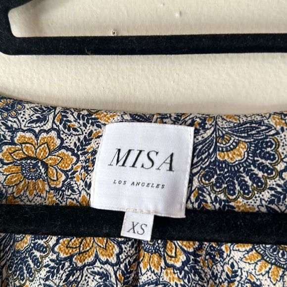 MISA Los Angeles wrap floral dress - Picture 4 of 8